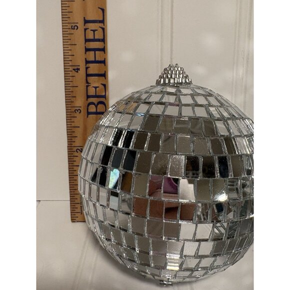 15Pcs Glass Mirror Disco Balls Christmas Tree Ornament Decoration Mix Sizes - Picture 3 of 8